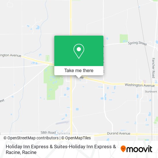 Holiday Inn Express & Suites-Holiday Inn Express & Racine map