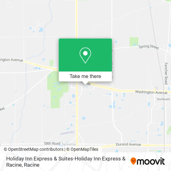 Mapa de Holiday Inn Express & Suites-Holiday Inn Express & Racine