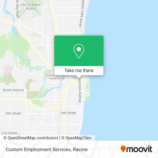 Custom Employment Services map