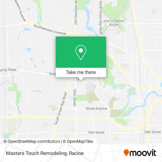 Masters Touch Remodeling map