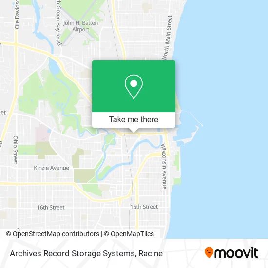 Archives Record Storage Systems map