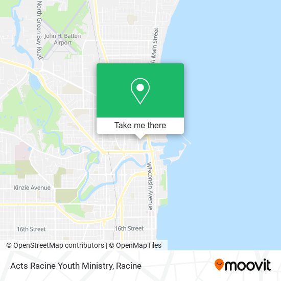 Mapa de Acts Racine Youth Ministry