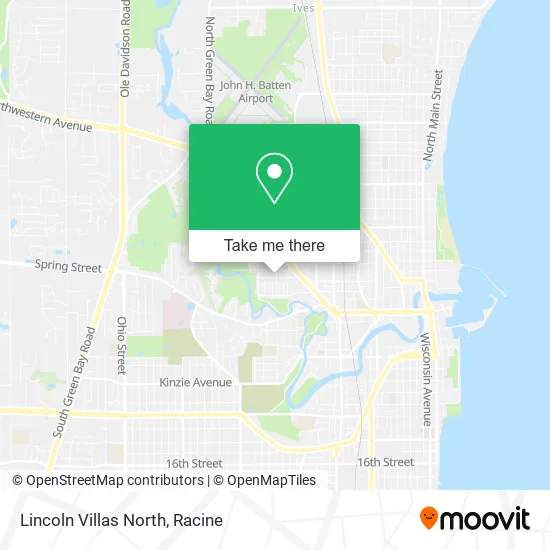 Lincoln Villas North map