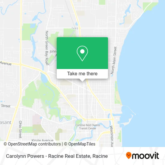 Carolynn Powers - Racine Real Estate map