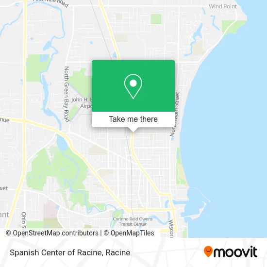 Spanish Center of Racine map