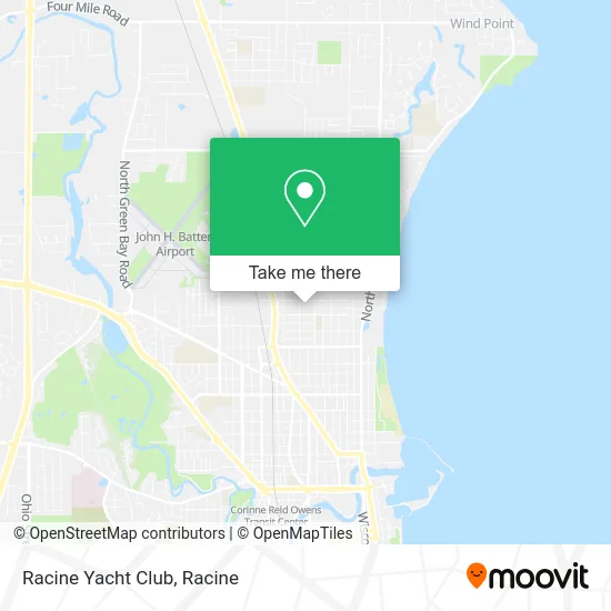 Racine Yacht Club map