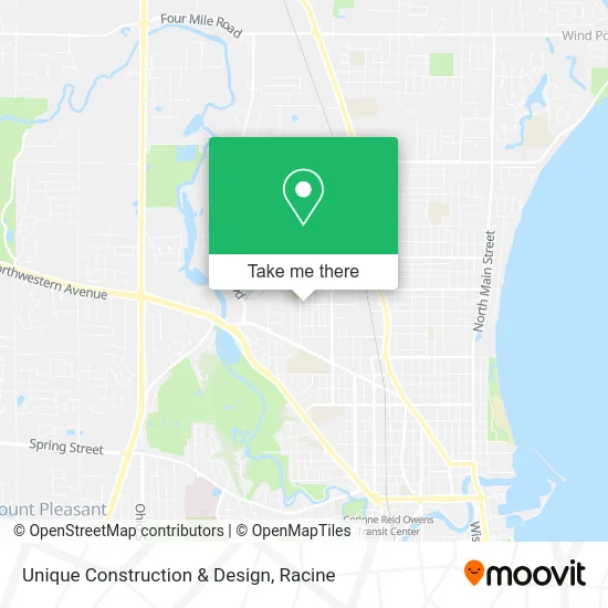 Unique Construction & Design map