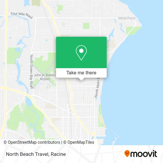 North Beach Travel map