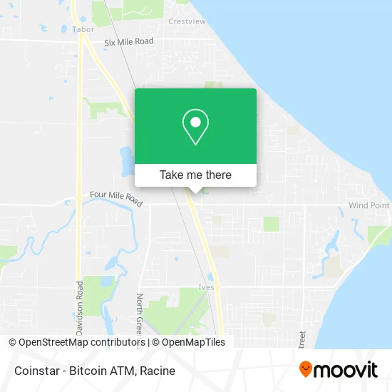 Mapa de Coinstar - Bitcoin ATM