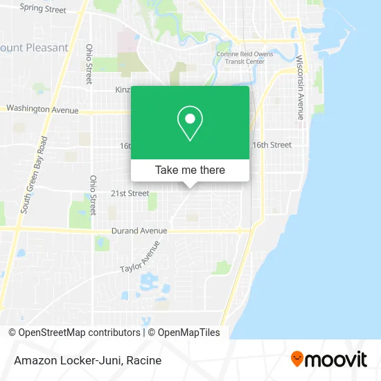 Amazon Locker-Juni map