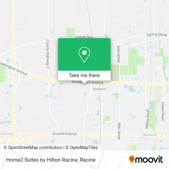 Home2 Suites by Hilton Racine map