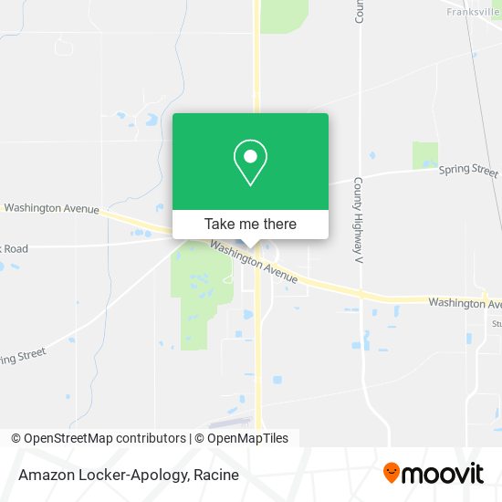 Amazon Locker-Apology map