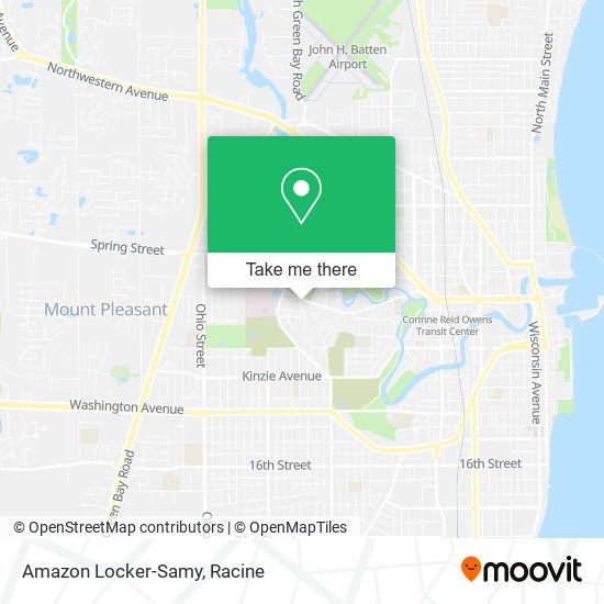 Amazon Locker-Samy map