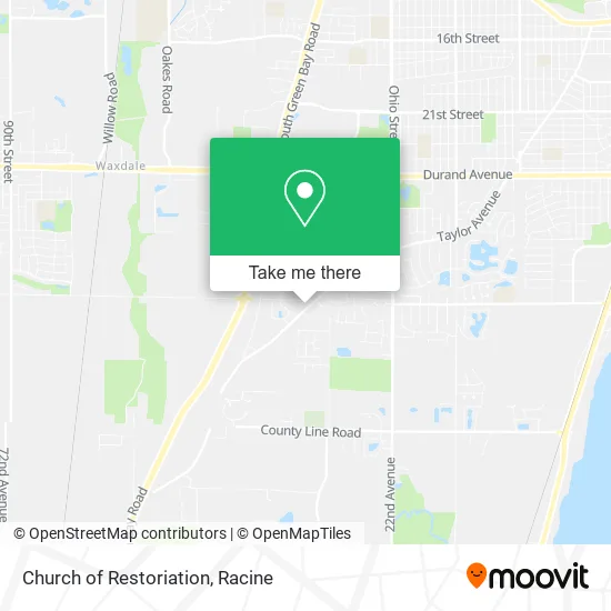 Church of Restoriation map