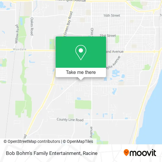 Bob Bohm's Family Entertainment map