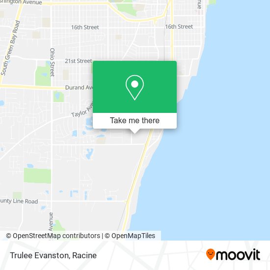 Trulee Evanston map
