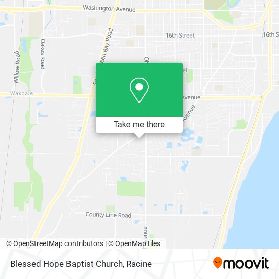 Blessed Hope Baptist Church map