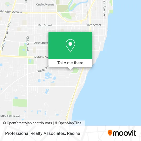 Professional Realty Associates map