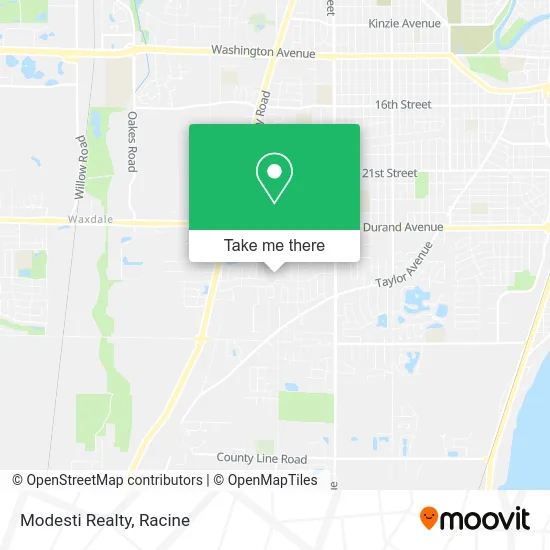 Modesti Realty map