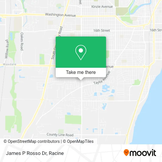 James P Rosso Dr map