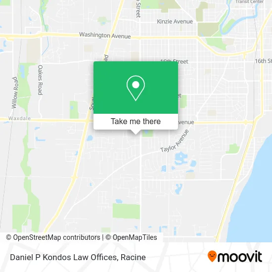 Daniel P Kondos Law Offices map