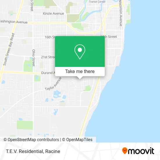 T.E.V. Residential map