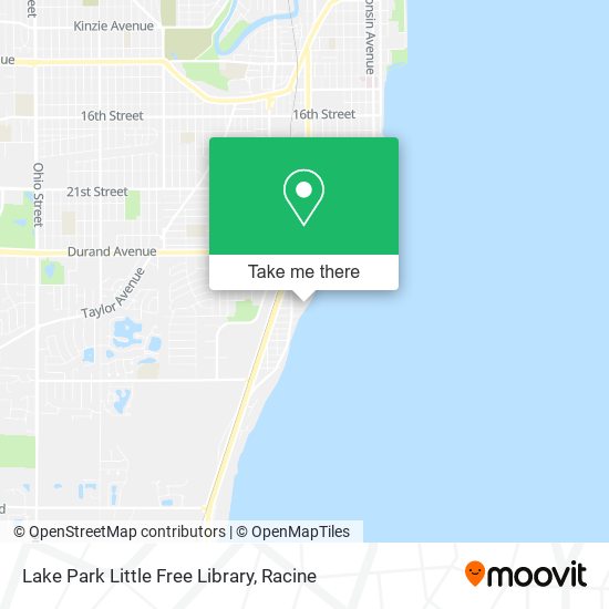 Lake Park Little Free Library map
