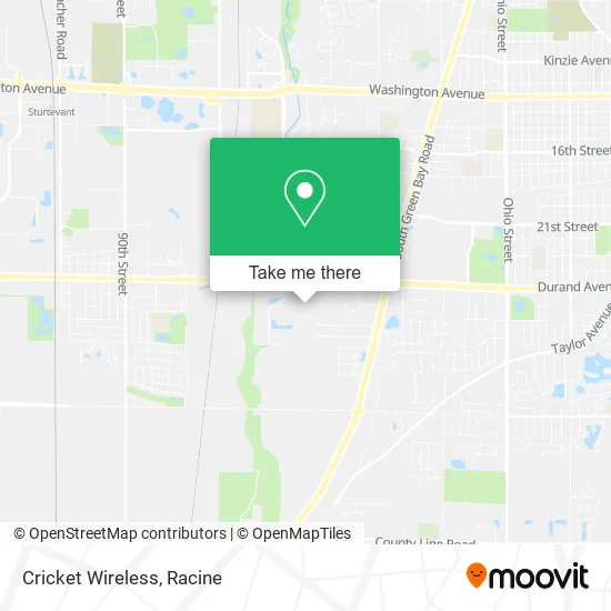 Cricket Wireless map