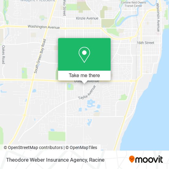 Theodore Weber Insurance Agency map