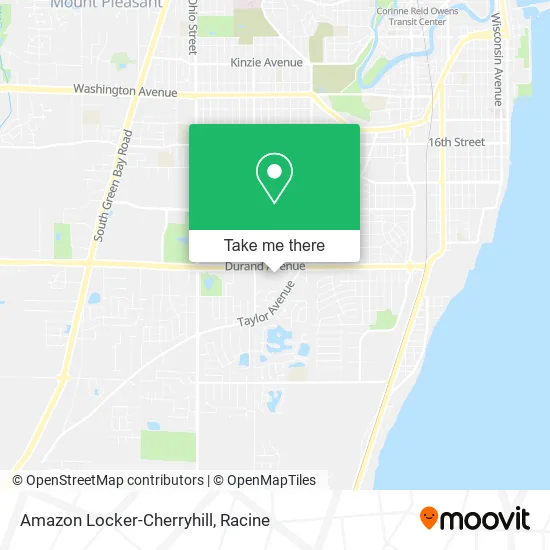 Amazon Locker-Cherryhill map