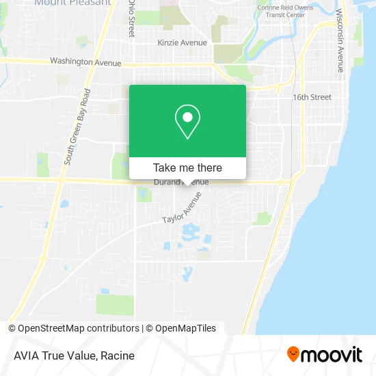 AVIA True Value map