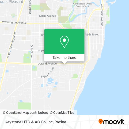 Keystone HTG & AC Co, Inc map