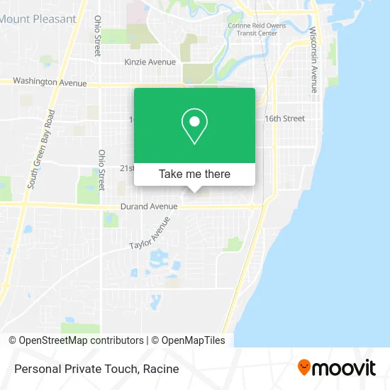 Personal Private Touch map