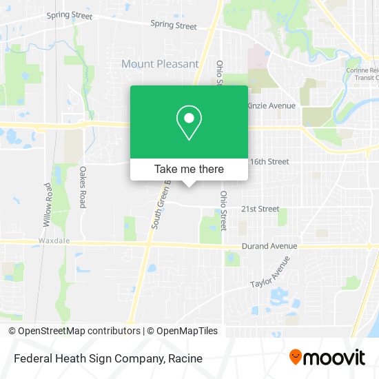 Mapa de Federal Heath Sign Company