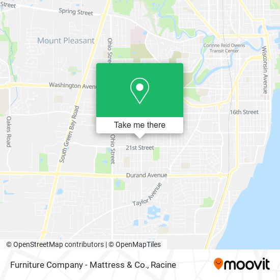 Furniture Company - Mattress & Co. map