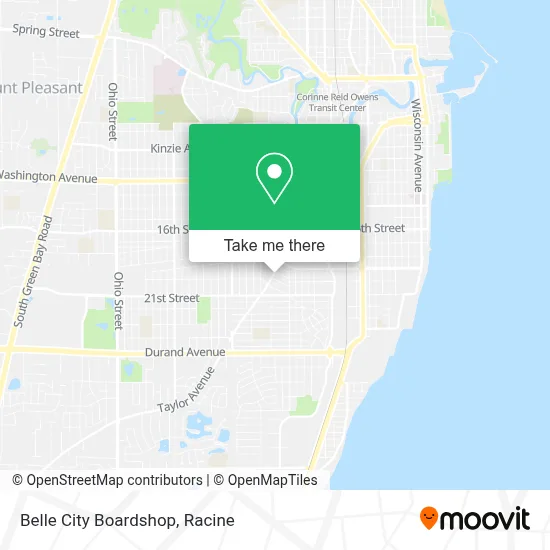 Belle City Boardshop map