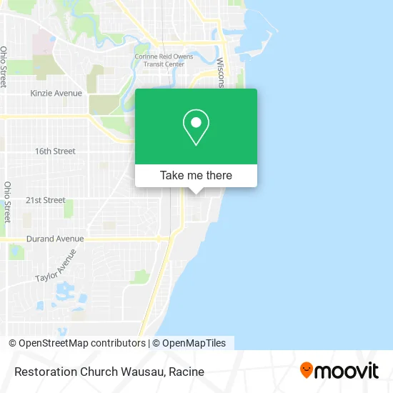 Restoration Church Wausau map