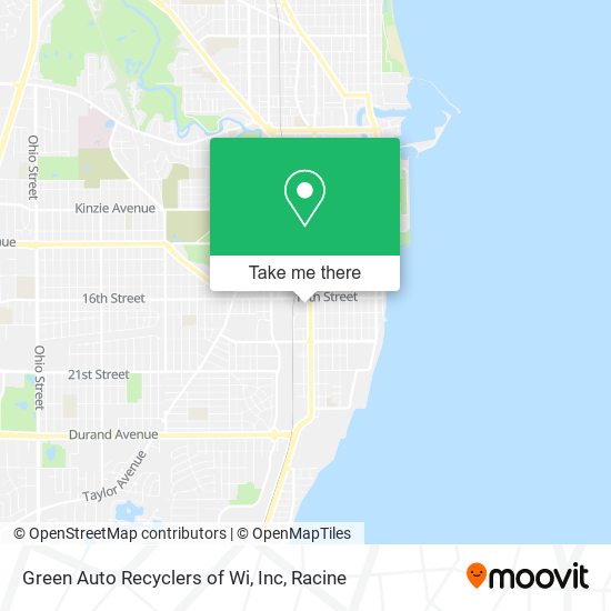Mapa de Green Auto Recyclers of Wi, Inc