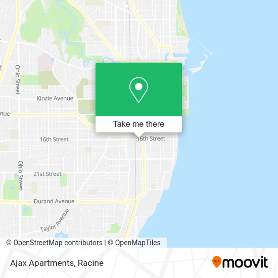 Ajax Apartments map