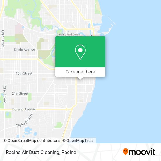 Racine Air Duct Cleaning map