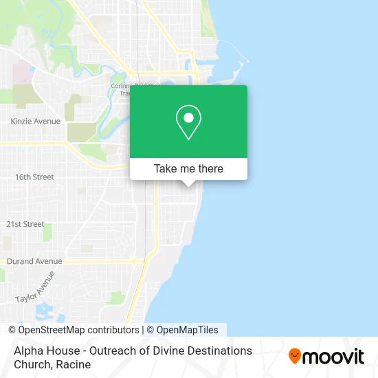 Alpha House - Outreach of Divine Destinations Church map