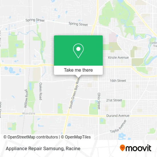 Appliance Repair Samsung map