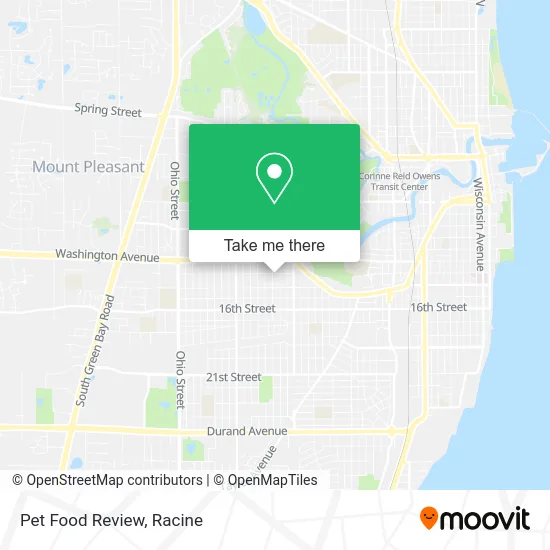 Pet Food Review map