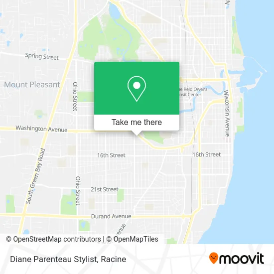 Diane Parenteau Stylist map