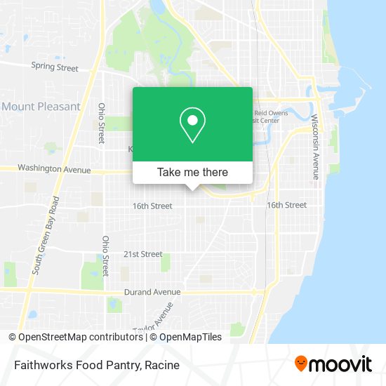 Faithworks Food Pantry map