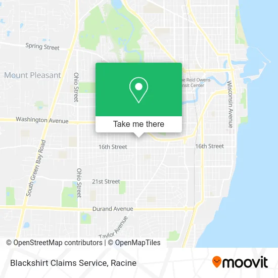 Blackshirt Claims Service map