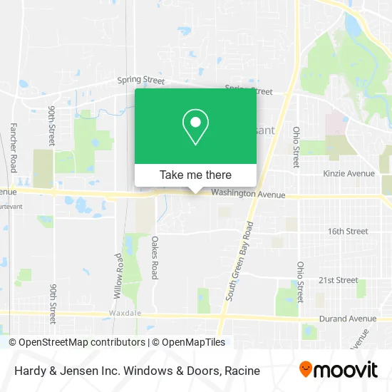 Hardy & Jensen Inc. Windows & Doors map