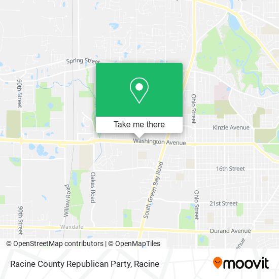Racine County Republican Party map