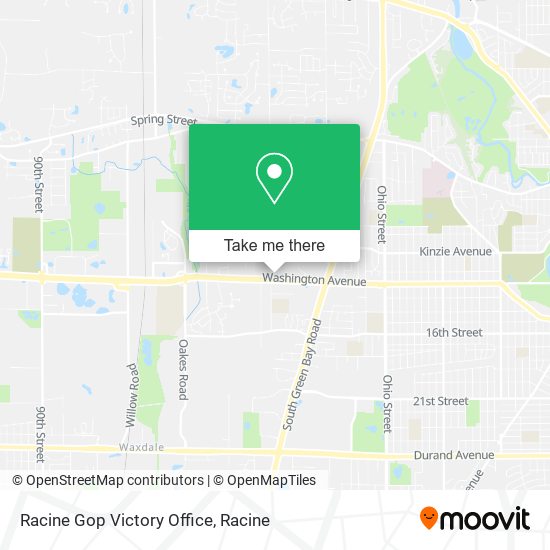 Racine Gop Victory Office map
