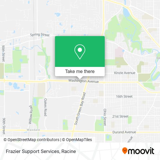 Frazier Support Services map